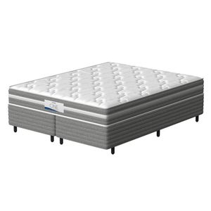 Conjunto Box Queen Mola Ensacada Probel One Springs Branco