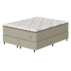 Conjunto Box Queen Mola Prodormir Hercules New Marrom